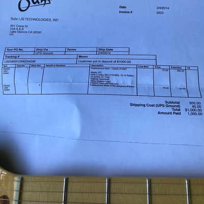 Suhr Classic S SSS with Maple Fretboard 2018 - Present - 3 Tone Burst image 9