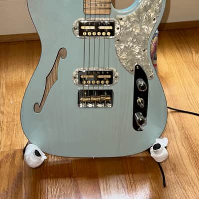 Fender Parallel Universe Volume II Telecaster Tele Magico 2020 - 2021 - Transparent Daphne Blue MINT image 1