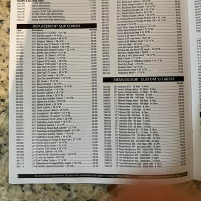 Mesa Boogie Amp Price List 2011 Electra Dyne stiletto Ace Lone Star Mark V Tri Axis Walkabout M6 M9 Road King trans atlantic image 8