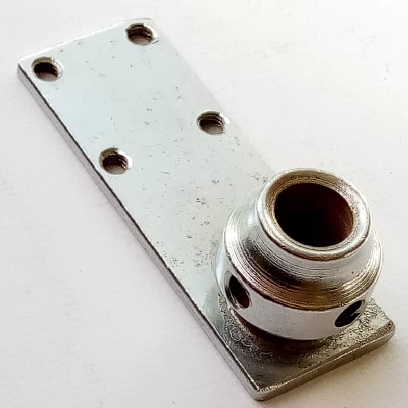 Rogers #282R Adjustable Wood Block Attachment Mount Hex/Round Rod Vintage 60s US image 1