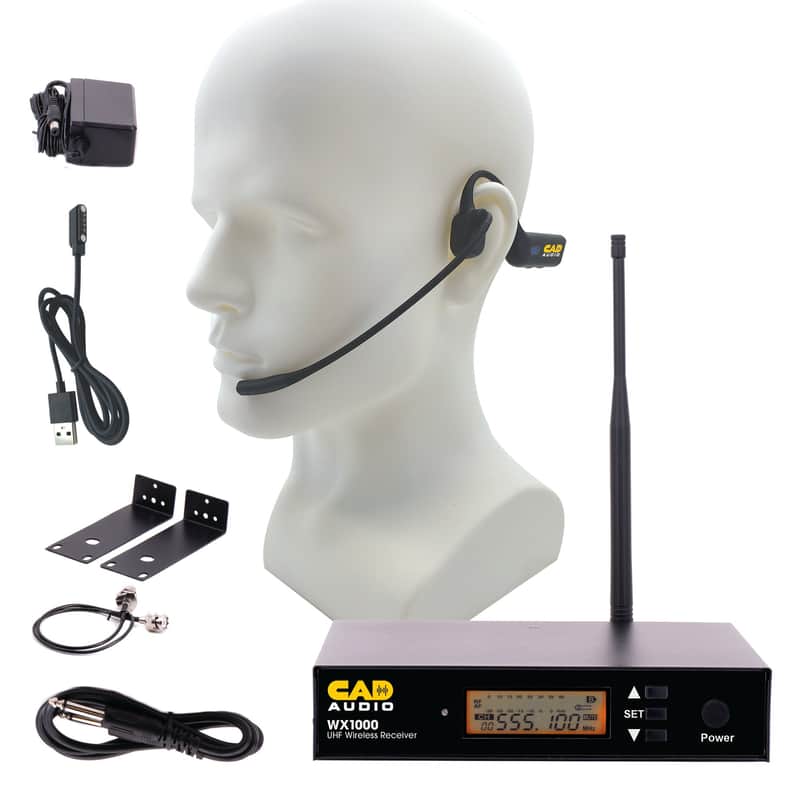 Mint CAD Audio WX1000HW UHF Wireless Headworn Microphone System, Frequency Agile image 1