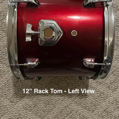 Verve Percussion 4-Piece Shell Pack - Wine Red image 7