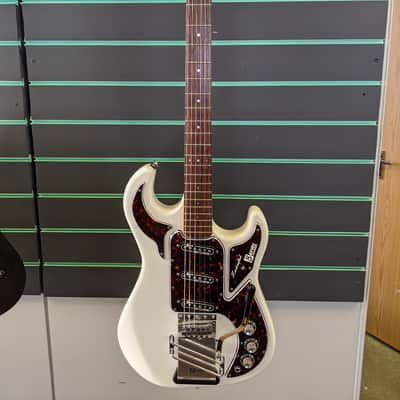 Burns 'The Marvin' 1964 Reissue White Signature Electric Guitar image 2