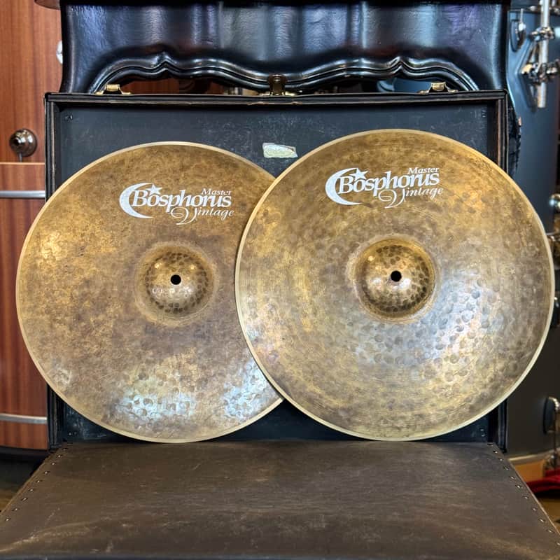 USED Bosphorus 15" Master Vintage Hi-Hats - 996/1210g image 1