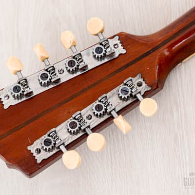 1919 Gibson Style A-2 Vintage A-Style Carved Top Mandolin Sheraton Brown w/ Faultless Case image 5