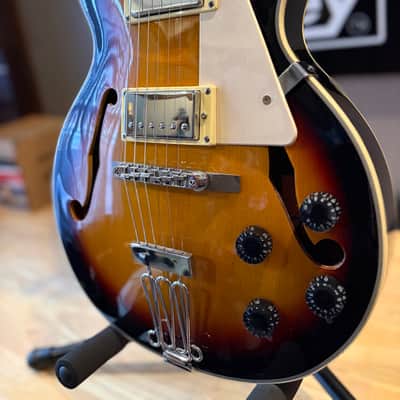 Johnson Delta Rose Hollowbody Sunburst 2020’s - Glossy Sunburst image 7