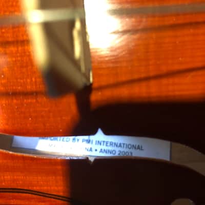 Antonio Rossi 4/4 violin with case, shoulder rest, and bow in excellent condition image 7