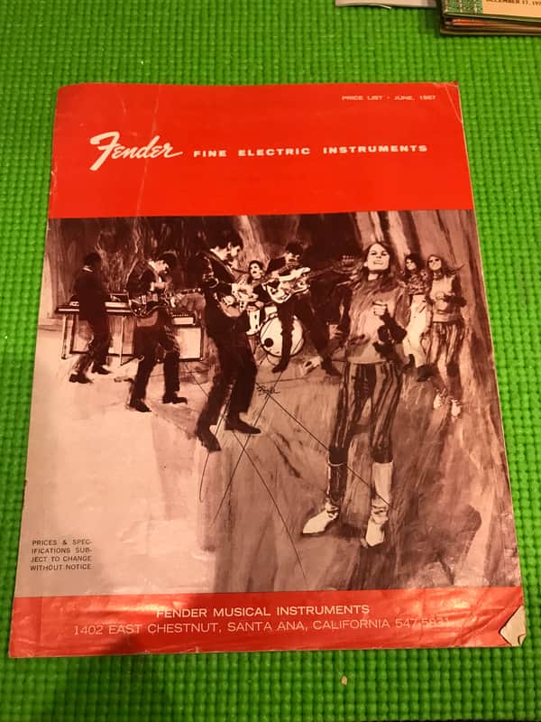 1967 Fender Price List image 1