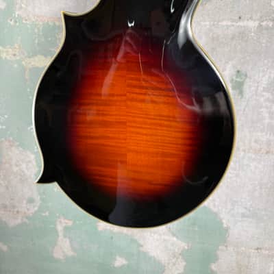 The Loar LM-600-VS Professional F-style Mandolin w/OHSC - Vintage Sunburst #0598 image 13
