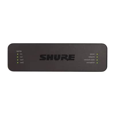 Shure ANI22-XLR 2 CH IN/2 CH OUT - DANTE, 1/3 RU, XLR image 2