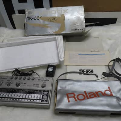 ROLAND TR-606 DRUMATIX ANALOG DRUM MACHINE CLEAN in BOX with EVERYTHING!!!