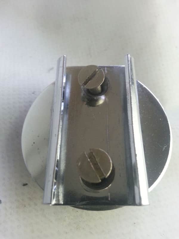 *Ludwig Straight Clip Concert Tom Drum Mount Vintage 70s Chrome* Chrome image 1