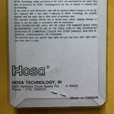 Hosa YPR-131 6" Shielded Y Cable - Black image 3