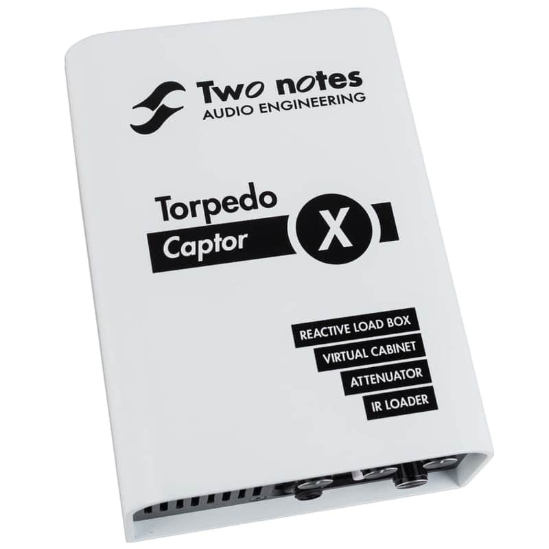 TWO NOTES TORPEDO CAPTOR X 8 OHM LOAD BOX, ATTENUATOR, CAB SIM, IR LOADER imagen 1