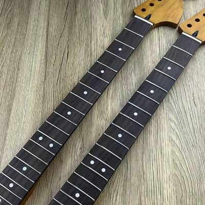 Maple Wood Guitar Strat Style Neck, 22 Frets Rosewood Fingerboard image 1