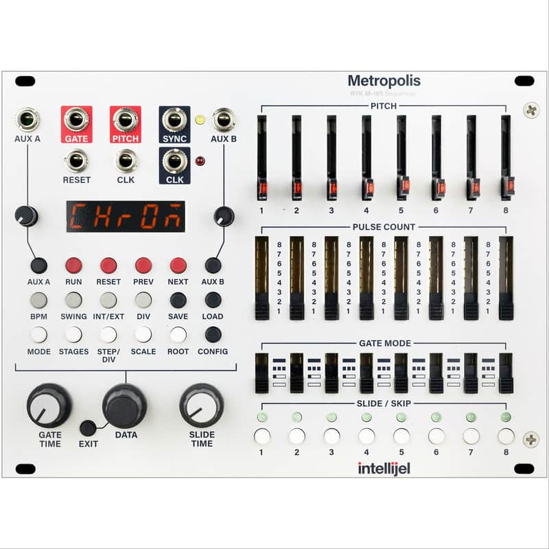 Intellijel Metropolis ユーロラック シーケンサー Intellijel Metropolis Complex Pitch / Gate Sequencer Eurorack