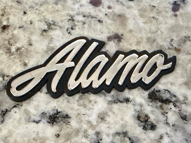 Alamo Amp Logo Badge Nameplate 60s-70s image 1