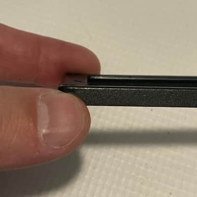 1980's Charvel Jackson Import Model Series Black Oversize Humbucker Pickup Mounting Ring image 7