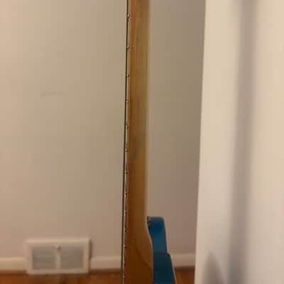 5lb 7oz Metallic Blue Tele Style Partscaster w/ Duncan Hot Rails by Nate's Relic Guitars image 11