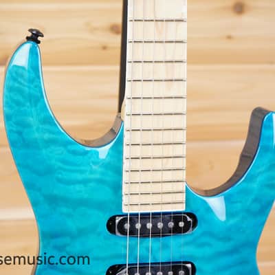 ESP LTD MH-203 QM - See Thru Blue Bild 3