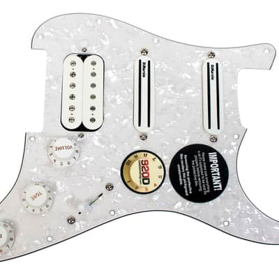 920D Custom DiMarzio Andy Timmons Loaded S Style Pickguard DP224F AT-1, DP187 Cruiser WP/WH image 1