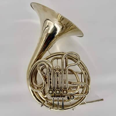 Conn 8D - F/Bb Double French Horn (Elkhart Era Circa 1966) - Nickel Silver - Fixed Bell - Unlacquered Finish - Serial #: H78969 (Pre-Owned) image 4