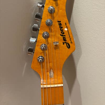 Unbranded Strat-style hardtail - Red sparkle image 3