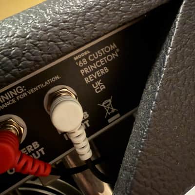 FENDER '68 CUSTOM PRINCETON REVERB GUITAR AMPLIFIER image 5