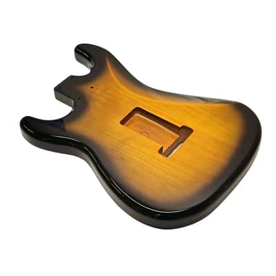 Sunburst (two tone) Nitro Stratocaster body HSH image 4