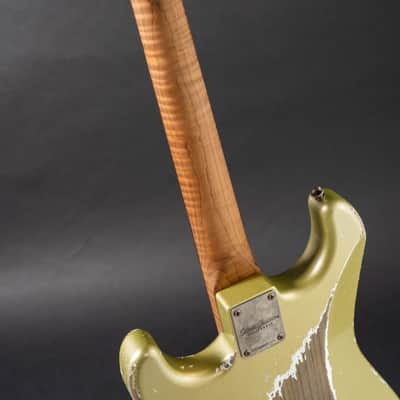 Xotic California Classic® XSC-2 Lime Gold - Heavy Aged #3770 image 9