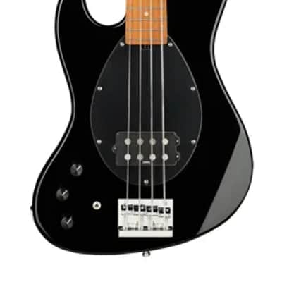 Sadowsky MetroExpress 21-Fret Vintage M Bass, Roasted Maple Fingerboard, Lefthand, 4-String - Solid Black High Polish image 2