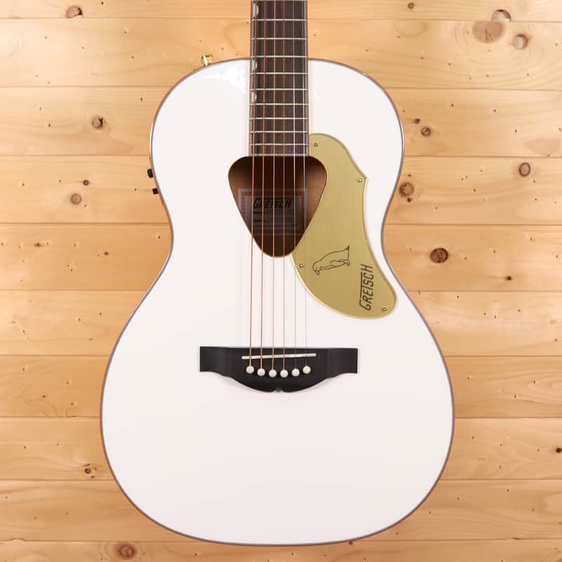 Gretsch G5021WPE Rancher Penguin Parlor Acoustic/Electric Guitar - White image 1