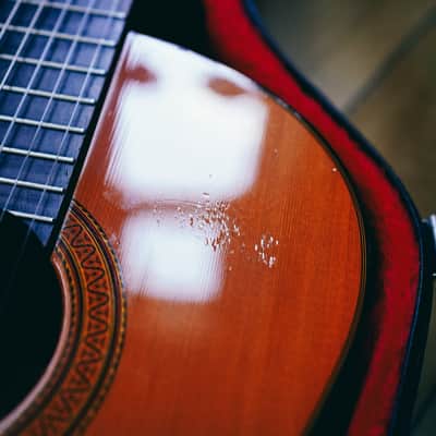 1998 K.Yairi RS-5 Classical Guitar – Hand Crafted in Japan | Solid Top | Signed Label | Hard Case | Vintage Tone image 10