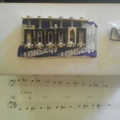 Hipshot Stainless Steel Hardtail Bridge Vintage / Wide Spacing image 3
