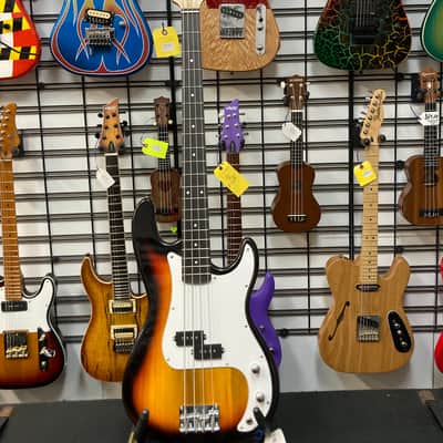 Full scale electric bass guitar 4 string / Ships fast ! image 2
