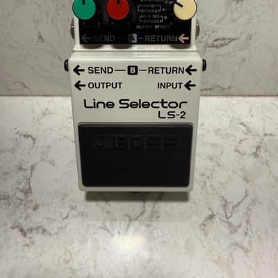 Boss LS-2 Line Selector (Silver Label) 1991 - Present - White image 1