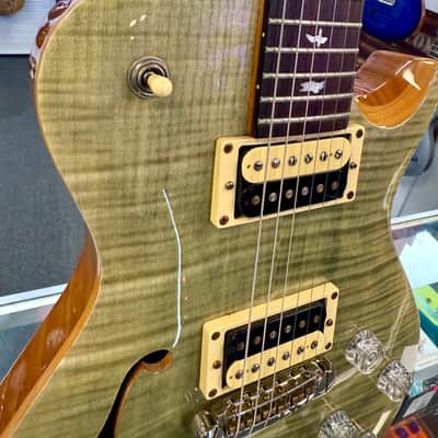 PRS SE Zach Myers Semi Hollow Electric, Trampas Green with Gig Bag - Pre Owned image 3