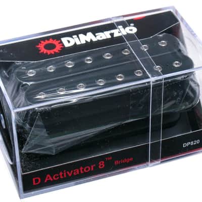DiMarzio DP820BK D-Activator 8-String Bridge Humbucker