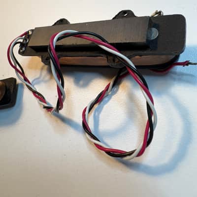 Vintage Schecter Bass Pickups 80s - Black Jazz Style Center Tap Hot Thick image 6