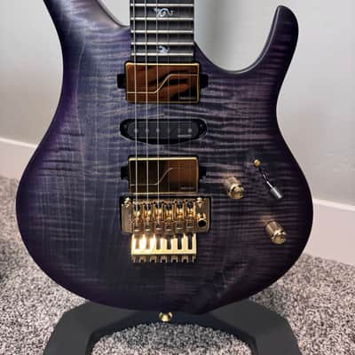 PRS Limited Edition Herman Li Signature Chleo 2025 - Charcoal Purple Burst image 9
