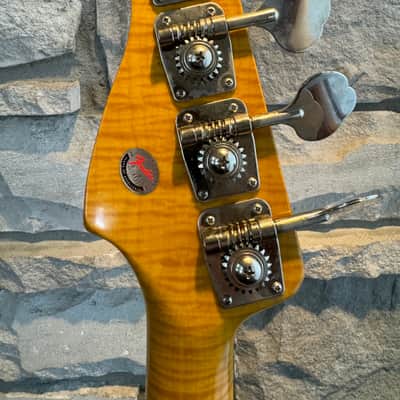 Fender Foto Flame Precision Bass MIJ 1995 - Sunburst image 10
