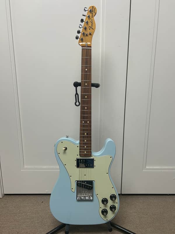 Fender Vintera '70s Telecaster Custom with Pau Ferro Fretboard - Sonic Blue image 1