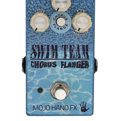 Mojo Hand FX Swim Team In Baja Blue(LIMITED EDITION COLOR)🏊‍♂️Chorus/Flanger Pedal! Quad Chorus Design+Flanger,Push Button Select"Swimmy SoundFX" image 2