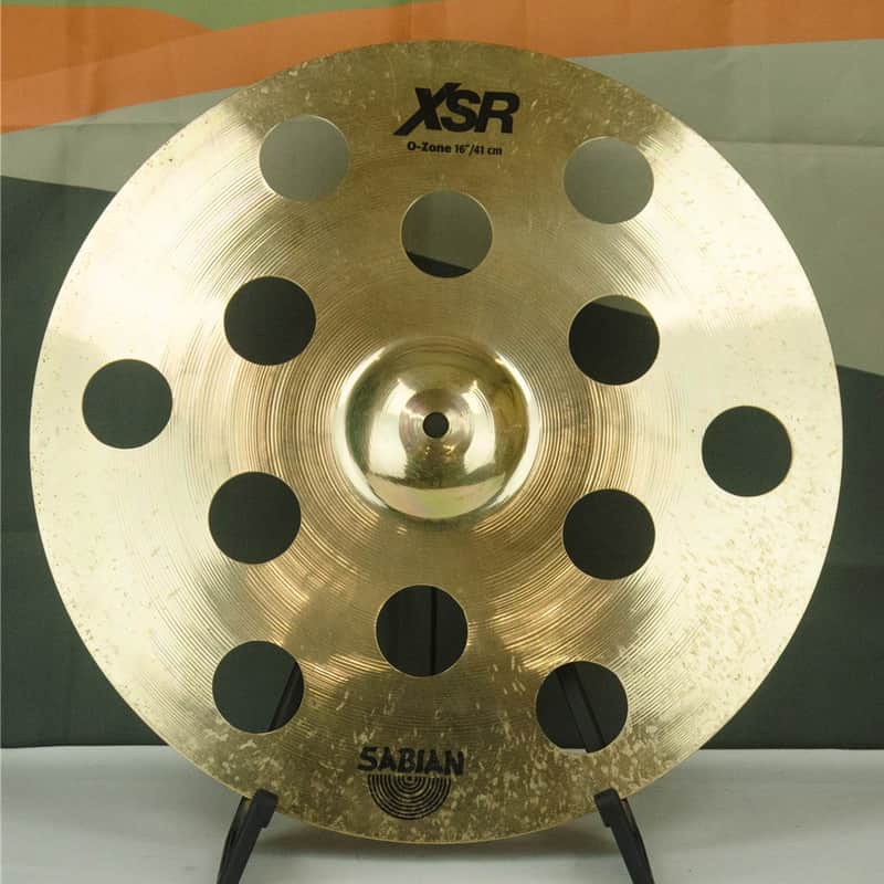 Used Sabian XSR cymbal 16" O-Zone Crash - Brilliant image 1