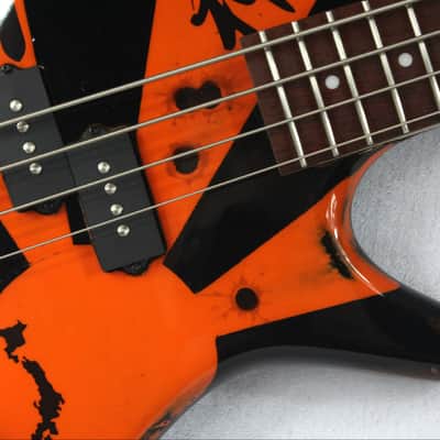 Custom Painted 2019 Ibanez Gio SGR 200B With Light Relic and Graphics image 10