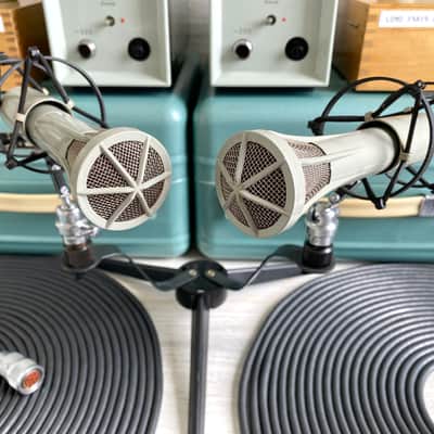 1974 Matched Stereo Pair Of Lomo 19A19 Tube Condenser Microphones w/Consecutive Serial Numbers image 6
