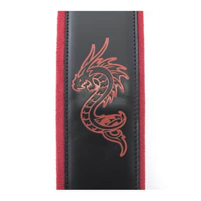 Right ON Whole-Lotta Love Jimmy Page - Dragon Design Guitar Strap image 3