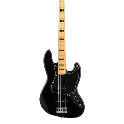 Squier Classic Vibe 70s Jazz Bass Maple Neck Black image 2