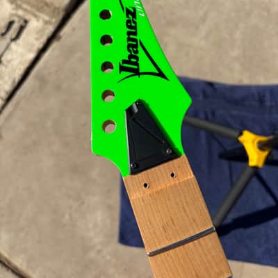 NECK ONLY Custom Replica Guitar Pyramid Maple Neck 7 string UV777GR Steve Vai Ibanez UV Universe type image 6