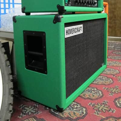 Hovercraft 2x12 Guitar Cabinet Convertible Back Green Black White image 7